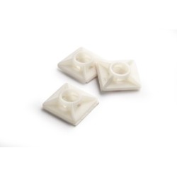18250/ Base adhesiva incolora brida 3,6mm (Bolsa 25 Uds.)