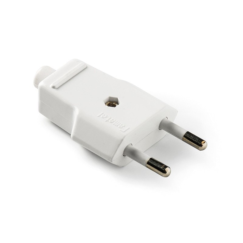 1001-1001/Clavija 10A-250V Blanco