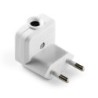 1003-1003/Clavija 10A-250V Lat. Blanco