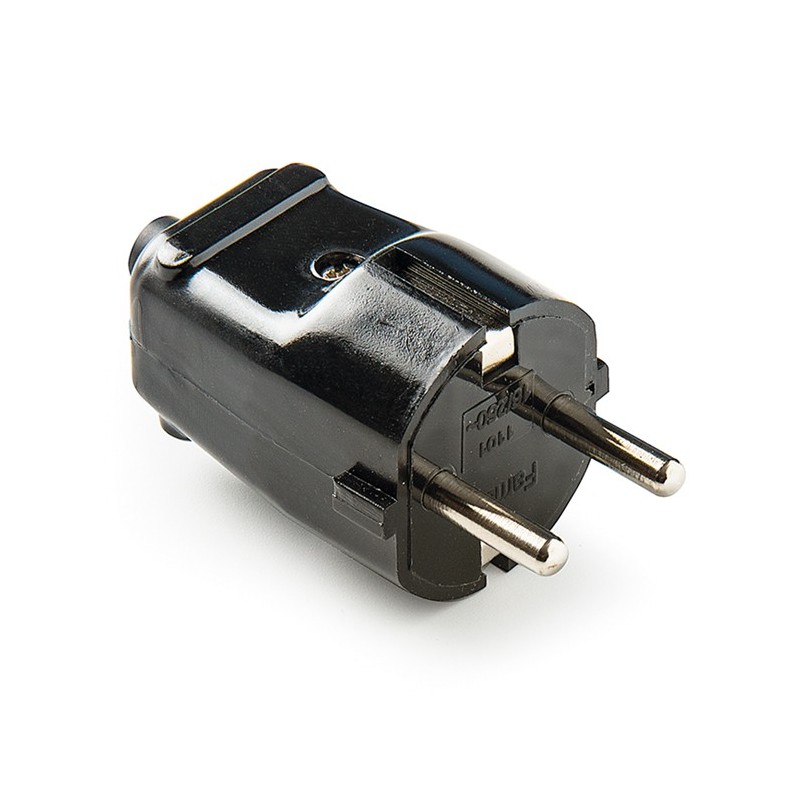 1101-N-1101-N/Clavija 4,8mm TT 16A-250V Negro