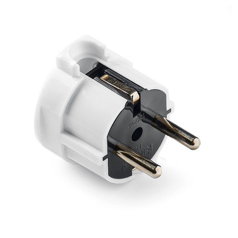 1102-1102/Clavija 4,8mm TT Lat.16A-250V Blanco
