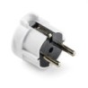 1102-1102/Clavija 4,8mm TT Lat.16A-250V Blanco