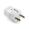 1103-1103/Clavija 4,8mm TT 16A-250V Blanco
