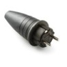 1144/ Clavija TT 16A-250V Goma Negro