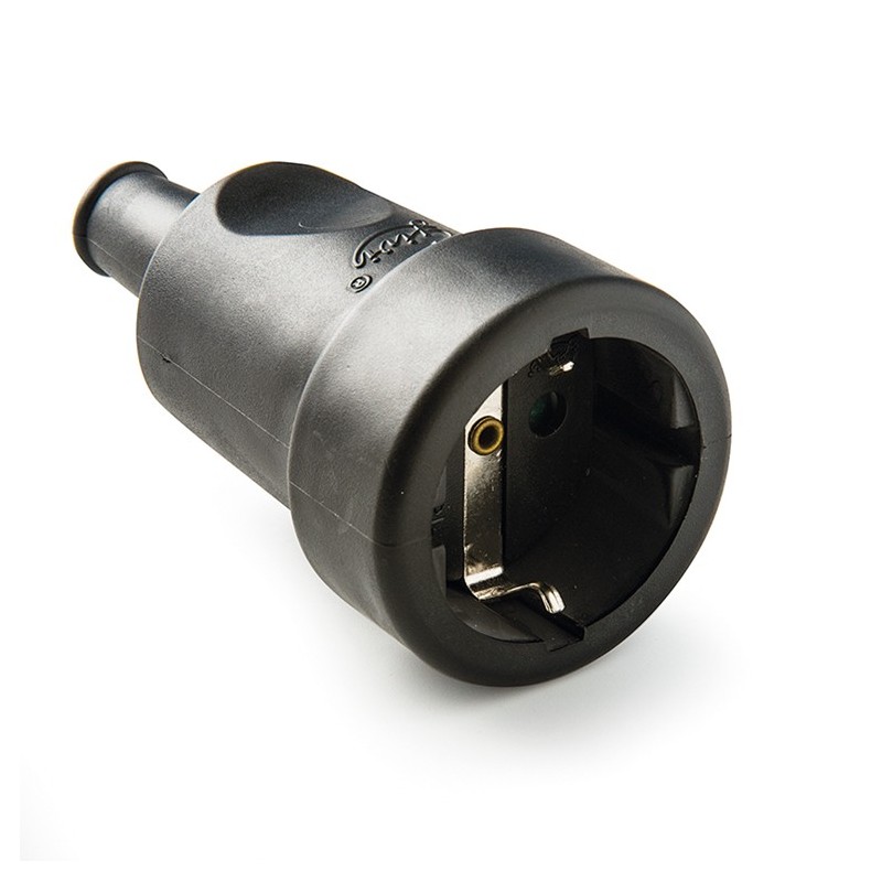 241/ Base TT 16A-250V Goma Negro