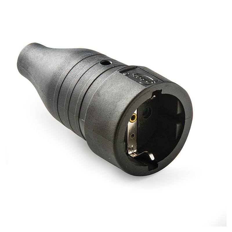 257/ Base TT 16A-250V Goma Negro