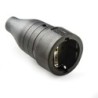 257/ Base TT 16A-250V Goma Negro