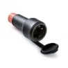 2165/ Base TT 16A-250V C/Tapa Negro con prensaestopa
