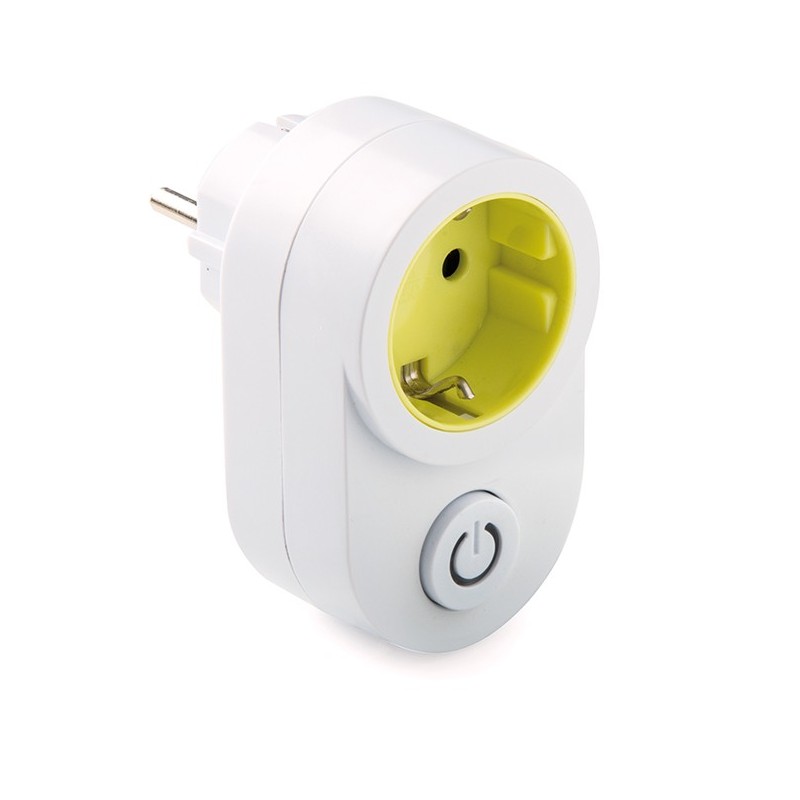 1309/ Adaptador TT Lateral 16A-250V  con interruptor