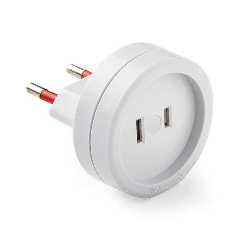 1416/ Adpatdor europeo americano 6A-250V