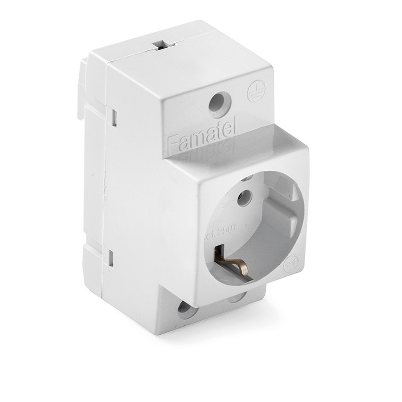 2501/ Base TT 16A-250V para carril DIN
