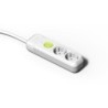 2622/ Base 2 tomas TT C/Int.Cable 1,5 m.