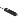 2623-N/ Base 3 tomas TT C/Int.Cable 1,5 Negro