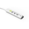 2633/ Base 3 tomas TT+2 USB C/Int.Cable 1,5 m.