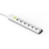 2518/3/ Base 6 tomas TT C/Int.Cable 3 metros