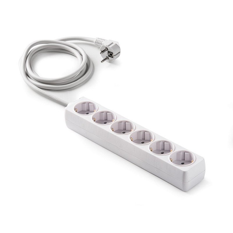 9/506/ Base 6 tomas TT Cable 1,5 m.