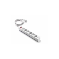 9/716/ Base 6 tomas TT+2 USB A+C C/Int.Cable 1,5 m.
