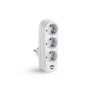1323/ Adaptador triple TT 16A-250V con USB A+C