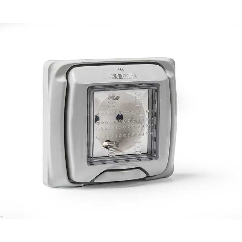 19091/ Base empotrar TT lateral estanco 16A-250V