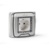 19091/ Base empotrar TT lateral estanco 16A-250V