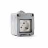 19068/ Base TT lateral estanco 16A-250V