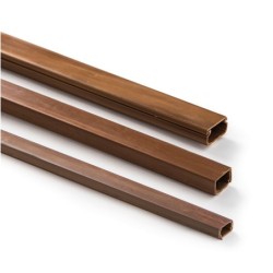 71628A/ Minicanal 10x15 madera adhesiva 2 m.