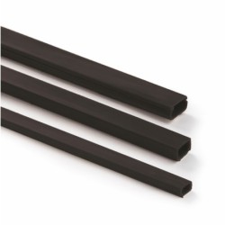 71528A-N/ Minicanal 10x15 adhesiva 2 m. Negro