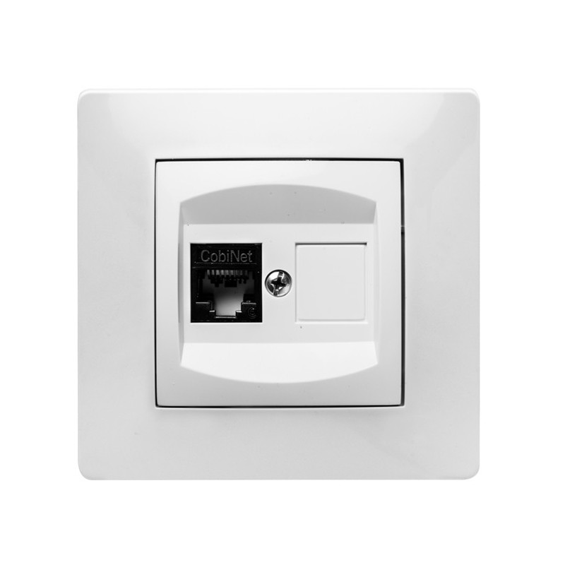9138/ Toma telefono RJ-45 blanco