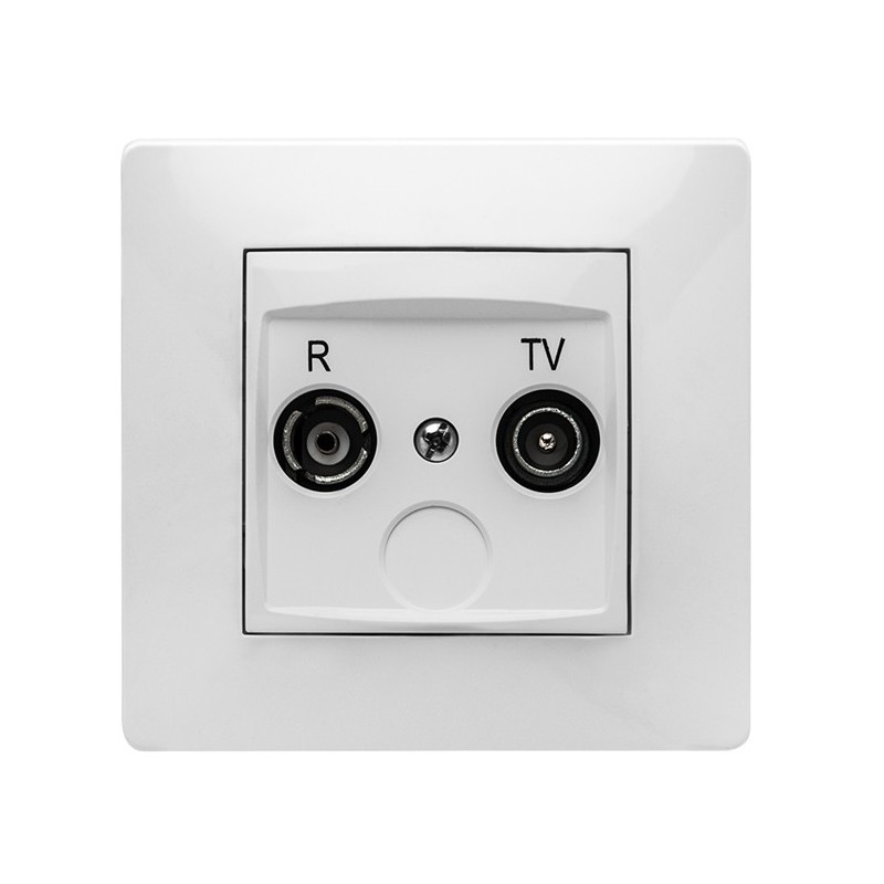 9135/ Toma R-TV blanco