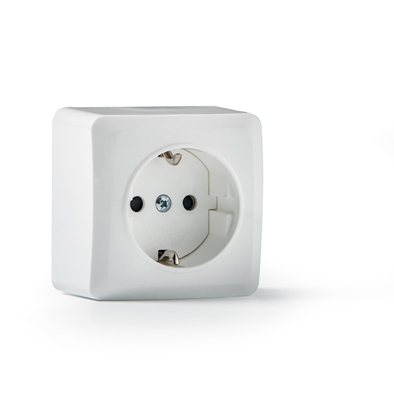 7023/ Base TT lateral superficie 16A-250V