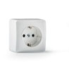 7023/ Base TT lateral superficie 16A-250V