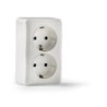 7025/ Doble base TT lateral superficie 16A-250V