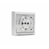 8023/ Base TT lateral superficie 16A-250V