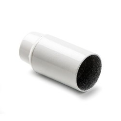 461-B/ Portalámparas liso E-14 Blanco