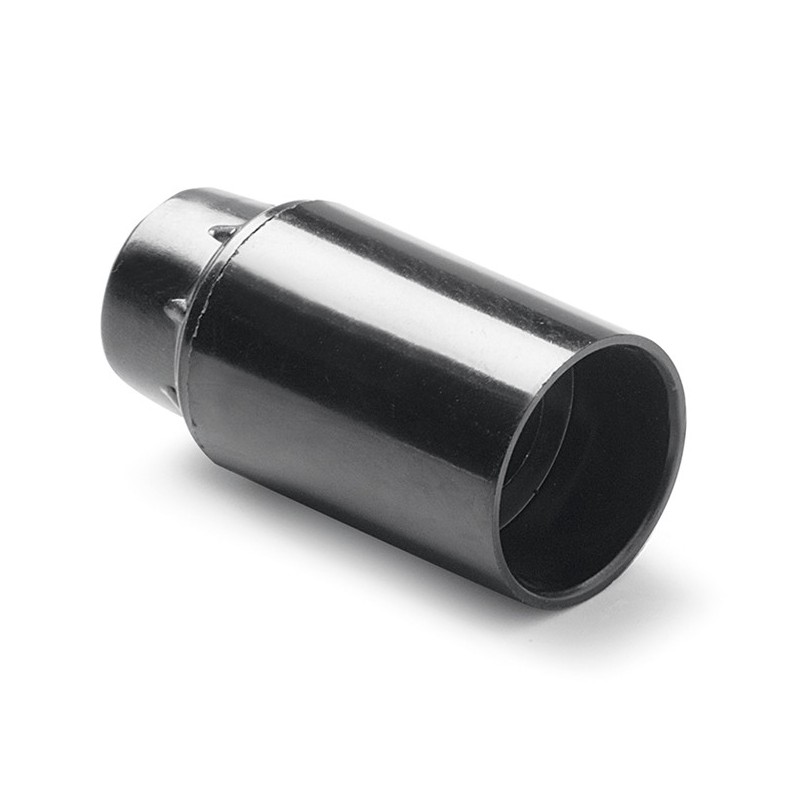 461/ Portalámparas liso E-14 Negro