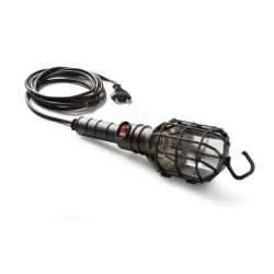 2410/ Lámpara port.100W pantalla interr.5m.