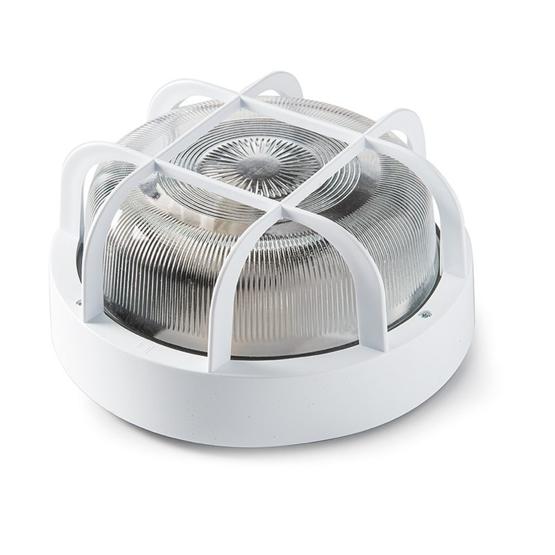 4412G/ Aplique redondo E-27 100W Blanco