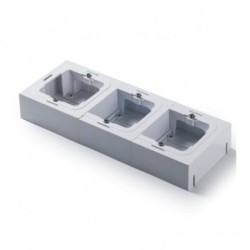 9128/ Caja superficie mecanismos triple