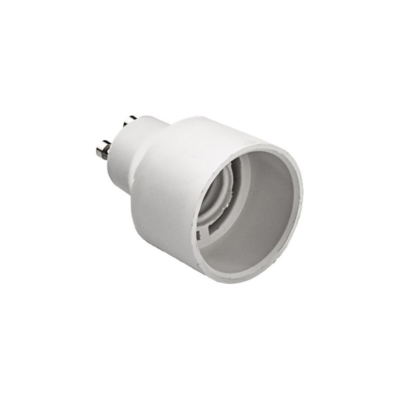 1446/ Adaptador portalámparas GU-10 a E-27