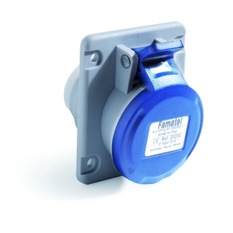 23233/ Base empotrar 2P+T 32A 220V IP54