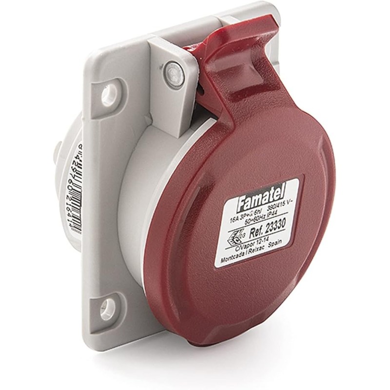 23330/ Base empotrar 3P+T 16A 380V IP54