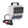 3957.11/ Caja 3 tomas 2P+TTL +DIF+MAG 1,5 m. IP54