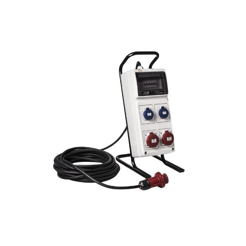 6701/ Caja 2 tomas 2P+TTL+2 3P+T 16A +MAG 15 m. IP54