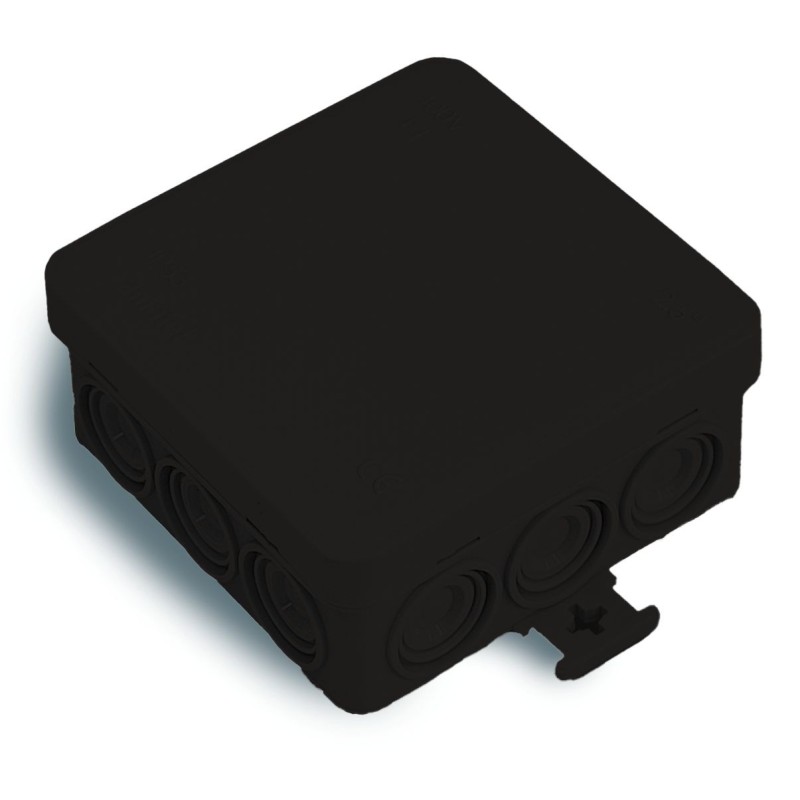3052-N/ Caja mini estanca 85x85x39 negro