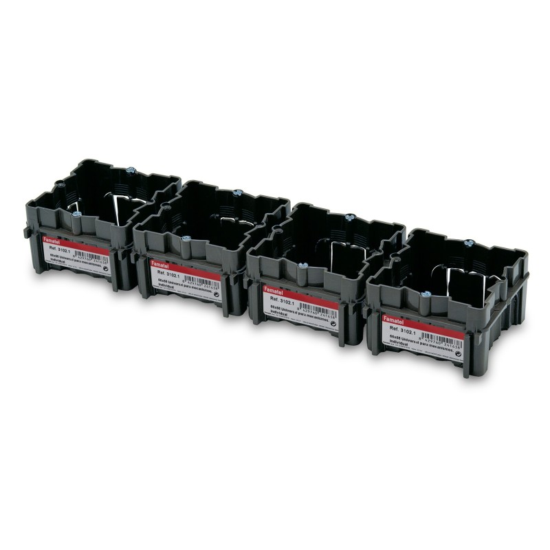 3102.1/ Caja empotrar 66x66 universal etiqueta individual