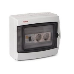 3908-T.1/ Armario IP65 2 Tomas TTL+Diferencial+Piloto