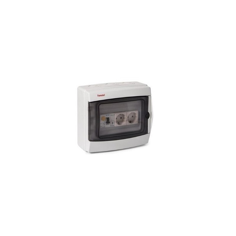 3908-T.1/ Armario IP65 2 Tomas TTL+Diferencial+Piloto