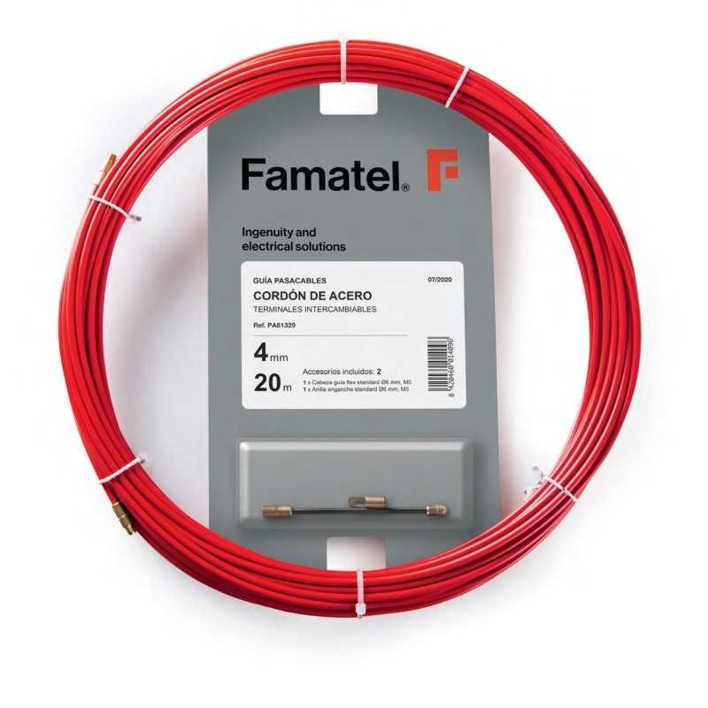 PA81329/ Pasacable acero 4 mm 20 metros