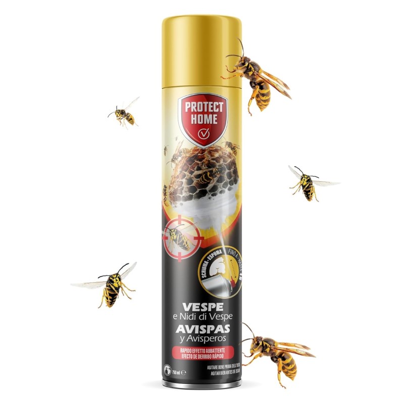 ESPUMA PARA AVISPAS Y AVISPEROS 750 ML. HOME PROTEC
